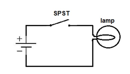 Single Pole Single Throw Switch Circuit