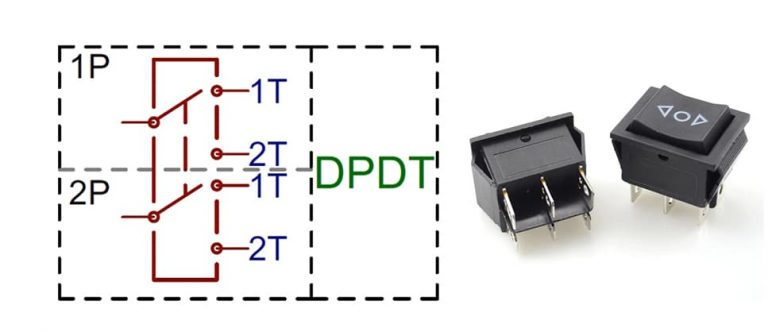 What is a Double Pole Double Throw Switch (DPDT)