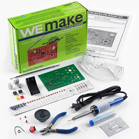 WEmake FM Radio DIY Soldering Kit with Tools review